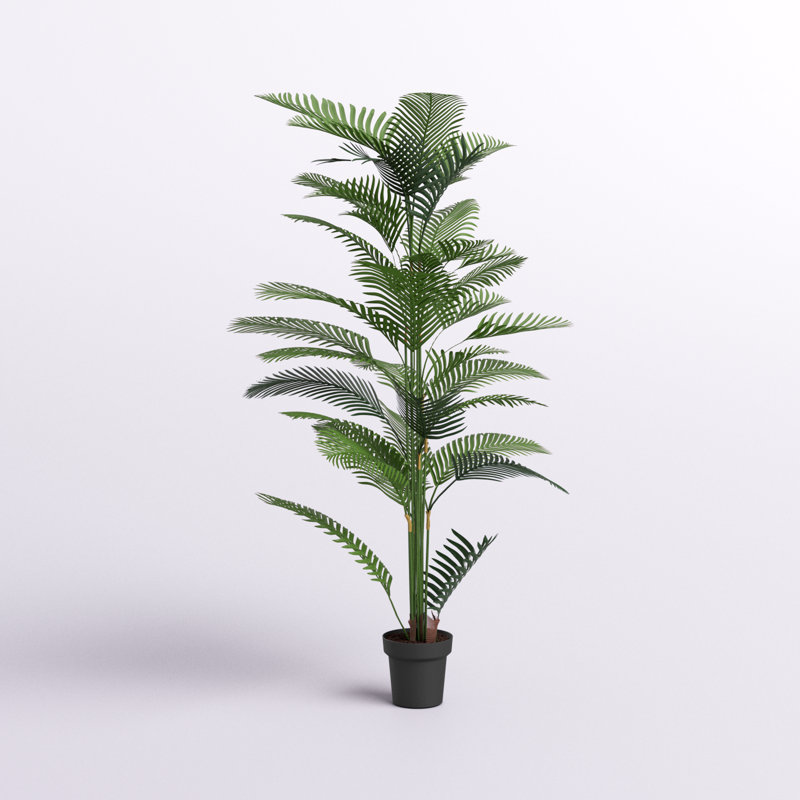75'' Faux Palm Plant in Pot