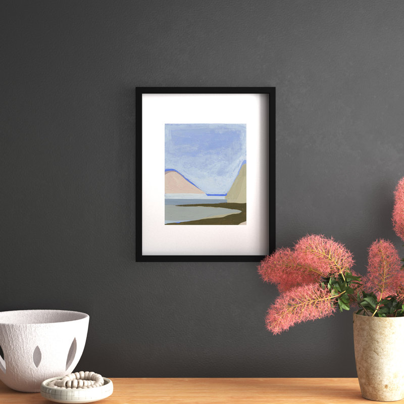 Morning Sky 1 by Andrea Stokes, Black Framed, 20" H x 16" W