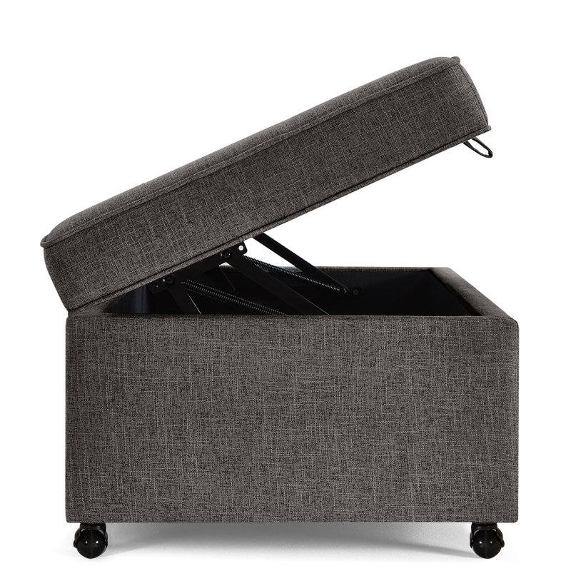 Grand contemporain avec rangement et rotation à 360 degrés pour le salon, fonction de table basse, roues de canapé modernes de 42 po x 21 po x 10,5 po, surface, coussins de couvertures puissants, matériau principal en lin