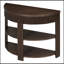 Console demi-lune avec tiroir et 2 tablettes-272522663