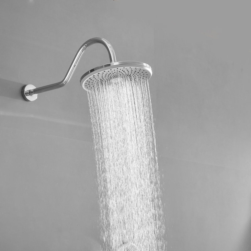 Système de douche complet avec valve brute, Chrome poli