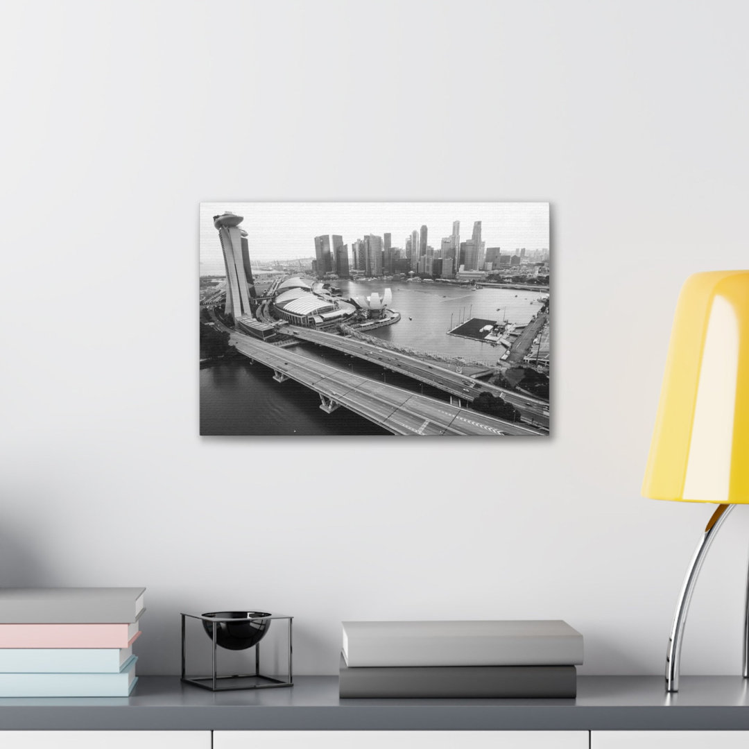 Singapore Skyline Canvas Artwork Breathtaking Stunning Cityscape