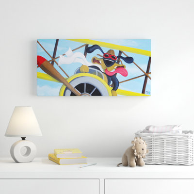 « fly garçon », reproduction d’art sur toile tendue