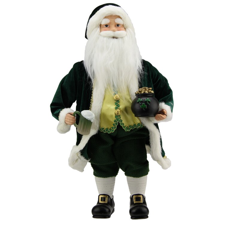 The Holiday Aisle® Fly Fishing Santa Figurine & Collectible & Reviews