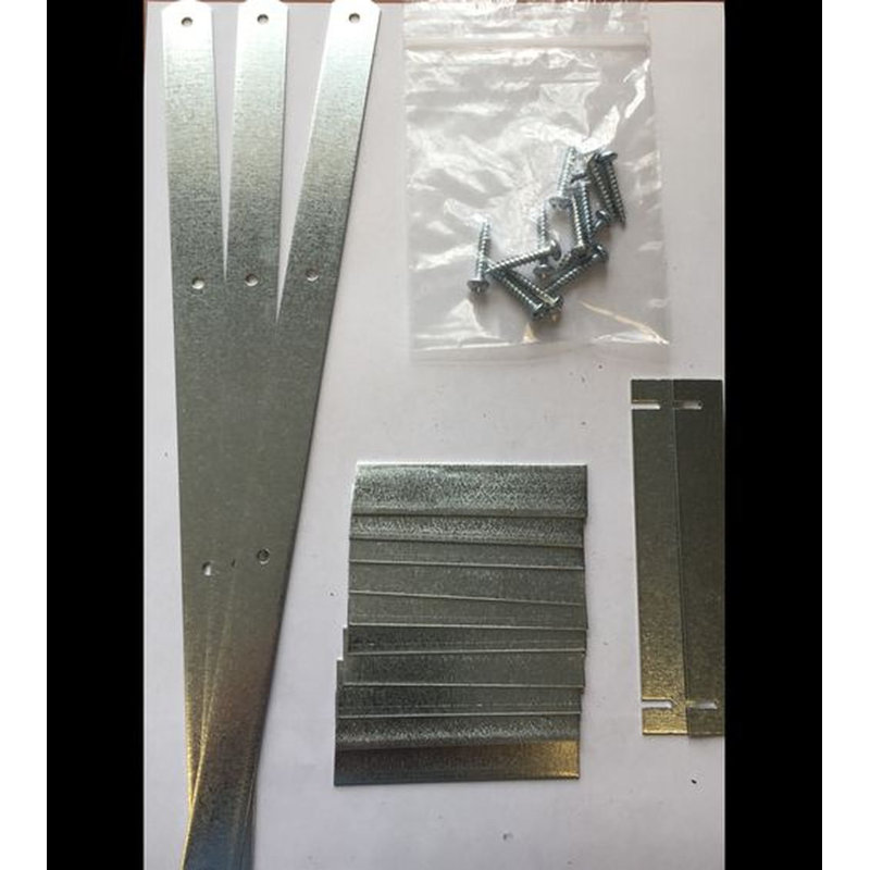 28 Piece Wine Rack Joining Kit Set, Galvanised