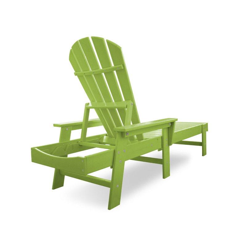 POLYWOOD South Beach Chaise, Lime