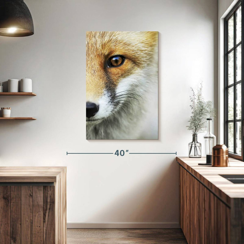 Le regard d'un renard, H 39 po x l 26 po