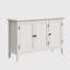 Buffet bohème à 3 portes de 120 cm de large avec étagères ajustables