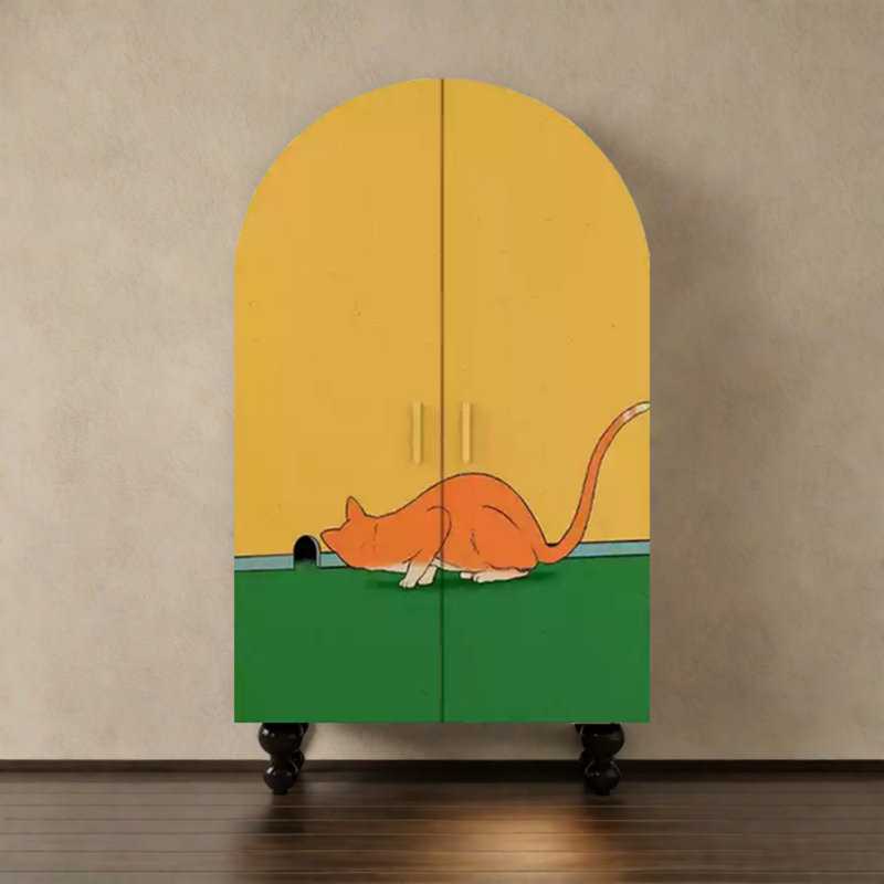 Armoire moderne à double porte minimaliste