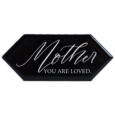 Table tuile noire «Mother Are You»
