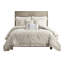 Très grand édredon très grand en taupe avec 100% coton et superbe broderie en chenille pour lit-119384069-119384070
