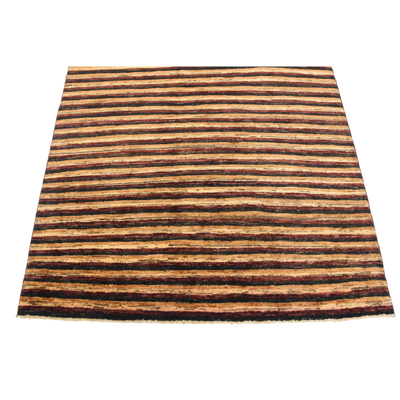 Tapis intérieur de la laine 4 pi 9 po x 6 pi 9 po main one-of-kind noué la Nash
