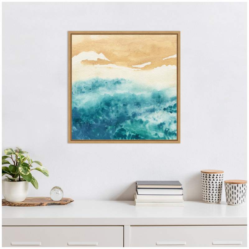 On Warm Sand by Janet Meinke Lau Framed Canvas Wall Art Print