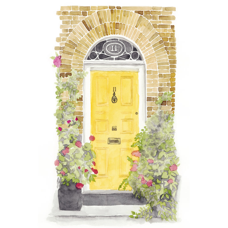 Warm Welcome V by Naomi McCavitt - Wrapped Canvas Painting, 46cm H x 30cm W