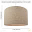 Ibiza Linen Drum Lamp Shade-604013872-604013873