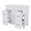 Meuble-lavabo 36 po avec lavabo en céramique durable, portes à fermeture en douceur, tablettes flexibles et tiroirs spacieux-559529273