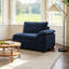 Chaise d'angle en velours côtelé Lauretta-130047836