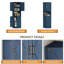 Grande armoire de coin 64,8 po Farmhouse-742218216
