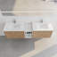 Meuble-lavabo modulaire 72 po avec lavabo, portes à fermeture douce et tablette de rangement 72 po (armoires 30 po + 12 po)