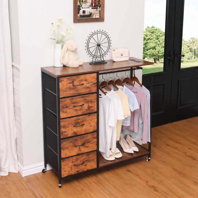 Luminous Clothing Storage Rack