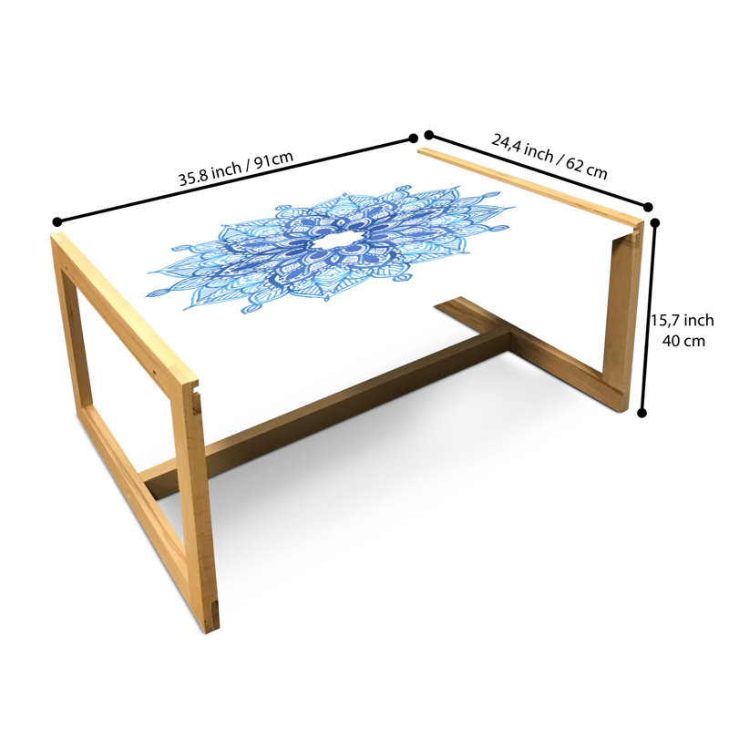 Jakeway Sled Coffee Table, 90cm H x 62cm W x 40cm D