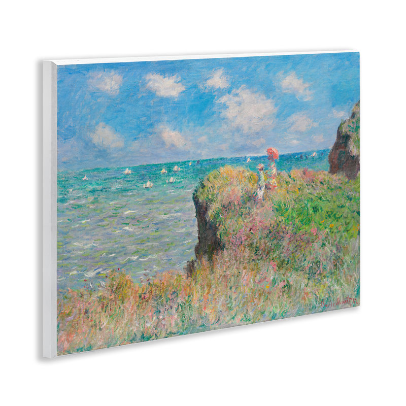 Art mural classique, "Monet Cliff Walk" par one1000paintings