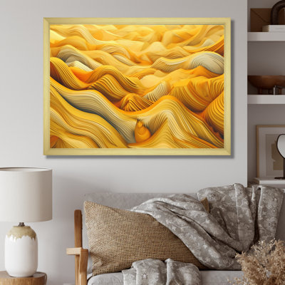 «Golden Harvest Cord Field II» sur toile
