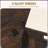 29.9" Storage Chest W/ 2 Safety Hinges, Wooden Box, Rustic Brown