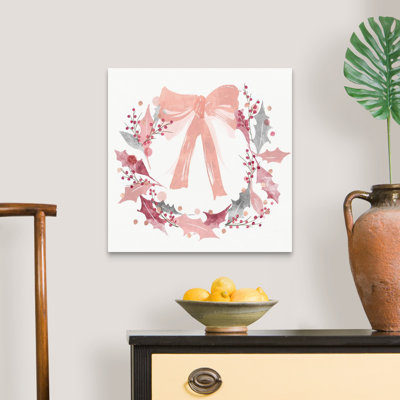 " Blushing Wreath " Painting Print