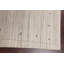 Tapis beige en laine noué à la main de conception unique 4 pi 6 po x 6 pi 4 po New Age