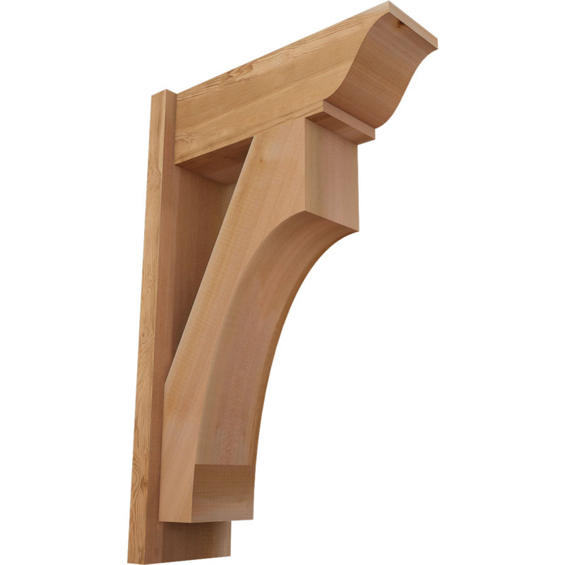 Persienne en bois Westlake, Cèdre rouge occidental l 7 1/2 po (lisse), P 14 po x H 26 po