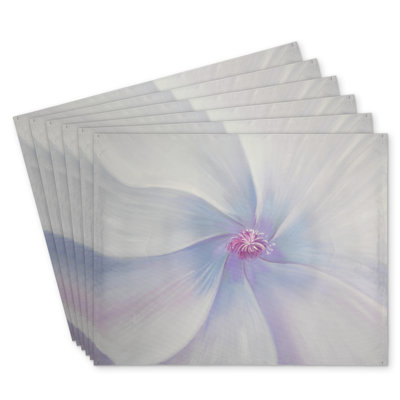 Petals Polyester Placemats Set of 6 | Home Decor Essentials