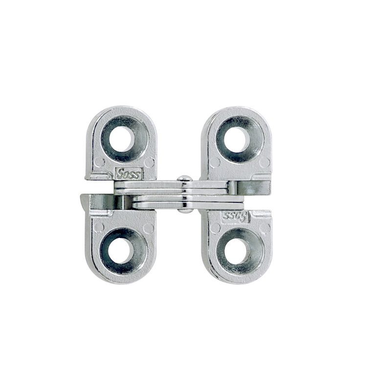 SOSS Model 100 for 1/2" Thick Material, Satin Chrome