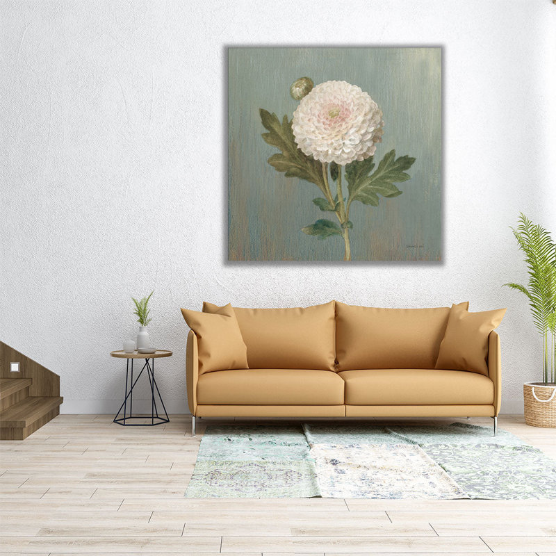 Cottage Chrysanthemum - reproduction d'art sur toile, H 40 po x l 40 po
