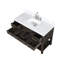 Meuble-lavabo simple avec comptoir en marbre de Carrare-1451186012