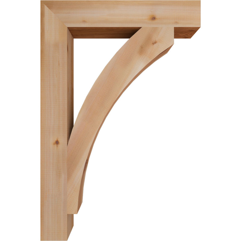 Support de bloc l 3 3 1/2 po x P 24 po x H 36 po Thorton, cèdre rouge de l'Ouest, H 36 po x l 4 po x P 24 po