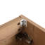 Ensemble de meuble-lavabo flottant simple 24 po avec plateau en céramique Strother