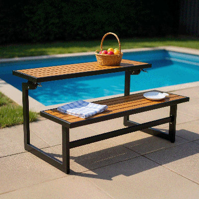 Ashton Steel Convertible Bench by Duramax Building Products