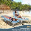 Chaise de bronzage pliante robuste et réglable