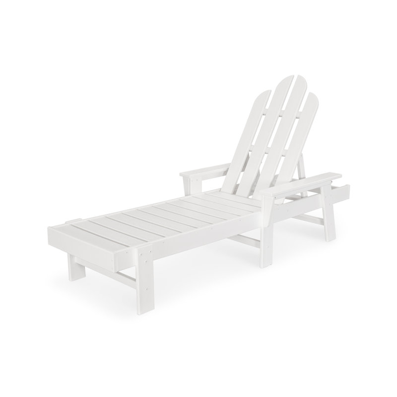 POLYWOOD Long Island Chaise, White