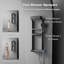 Modern Thermostatic Shower System With 4 Functions Led Display With Shelf
