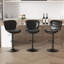 Adjustable Height Counter Stool with Metal Frame-309463934