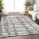 Premium Machine Washable Prisco Silver Rug
