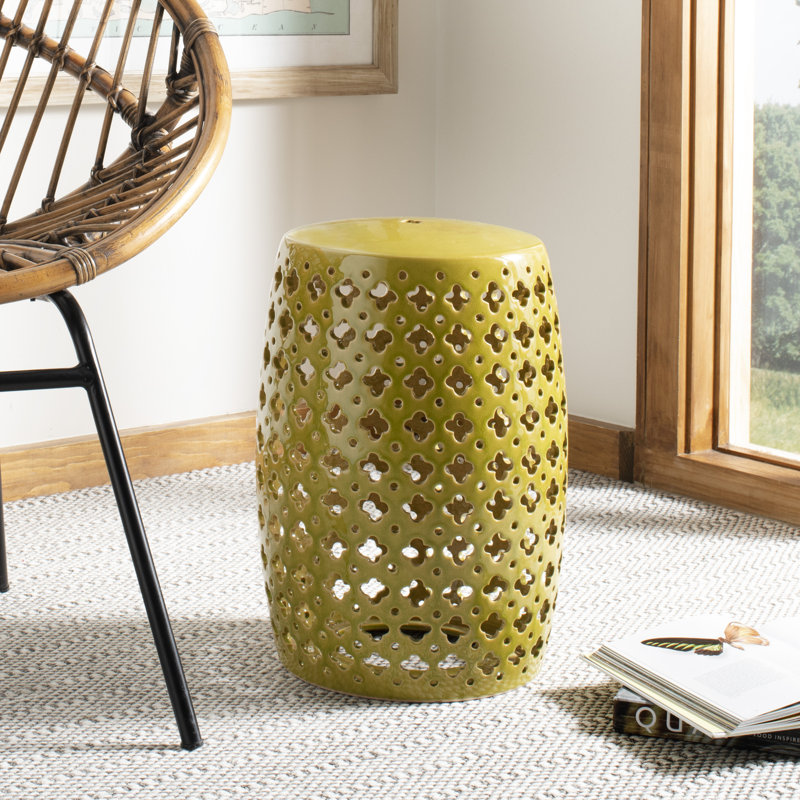 Tabouret de jardin Gisella, Vert printemps