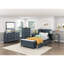 Commode avec 6 tiroirs, meubles de chambre à coucher modernes en bois 1pc-1387778258