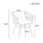 Extendable Dining Table And Chairs Set With Polyester Woven Tape For Stylish Alfresco Gatherings