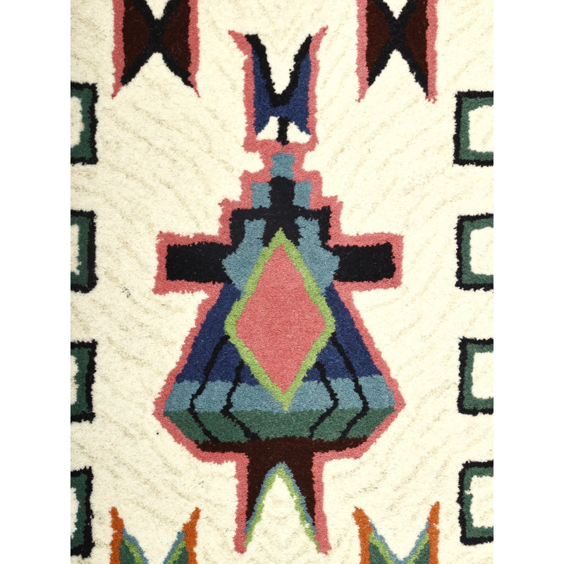 Tapis canari-yogique Asana de Mirzapur 