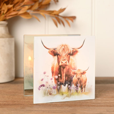 10 cm H Glass Tabletop Tealight