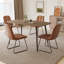 5-Piece Dining Table and Chairs ,Dining Room Set with 4 Modern Chairs-64484357-64484359