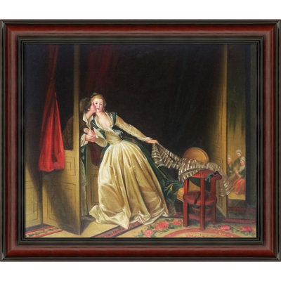 " The Stolen Kiss, Late 1780s " by Jean-Honore Fragonard Painting Print